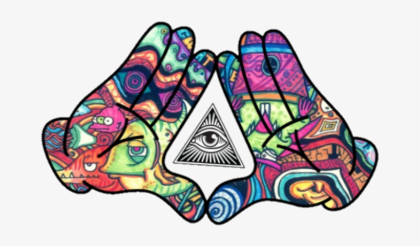 Stickers Sticker - Trippy Illuminati, transparent png