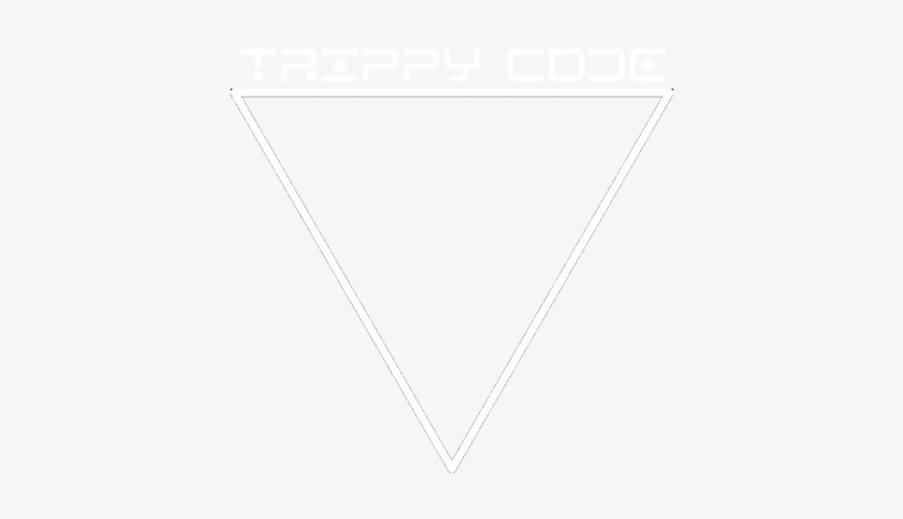 Trippy Code Visible - Triangle, transparent png