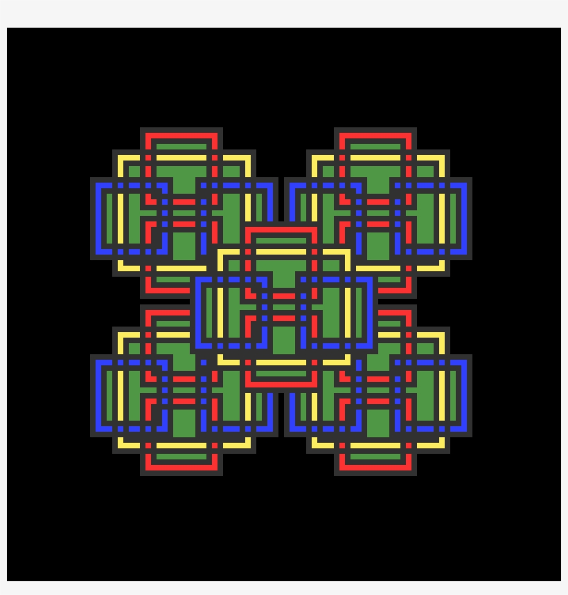 Trippy Pixel Art Thingie - Graphic Design, transparent png