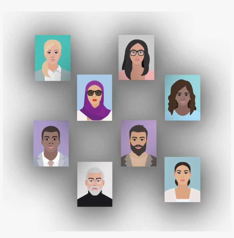 Images Of Diverse People - Collage, transparent png