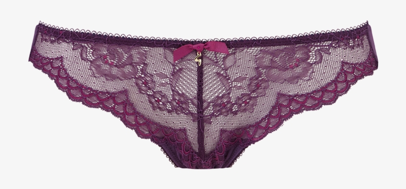 Superboost Lace Thong Purple Product Front - Gossard 7723 Women's Superboost Lace Knickers Panty, transparent png