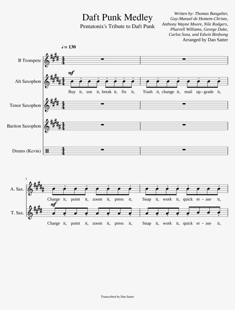 Daft Punk Medley - Rocket Jump Waltz Trombone, transparent png