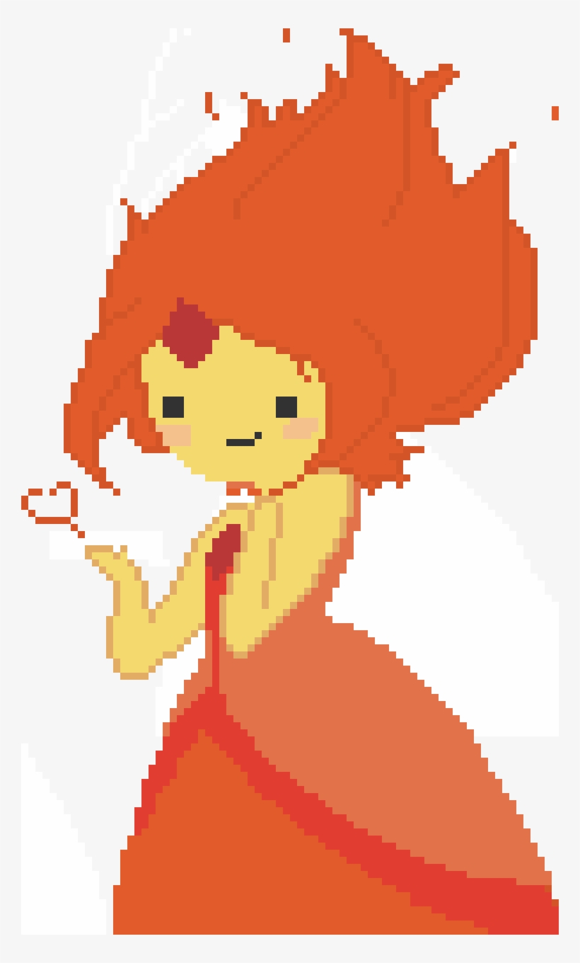 Flame Princess From Adventure Time - Flame Princess Pixel, transparent png