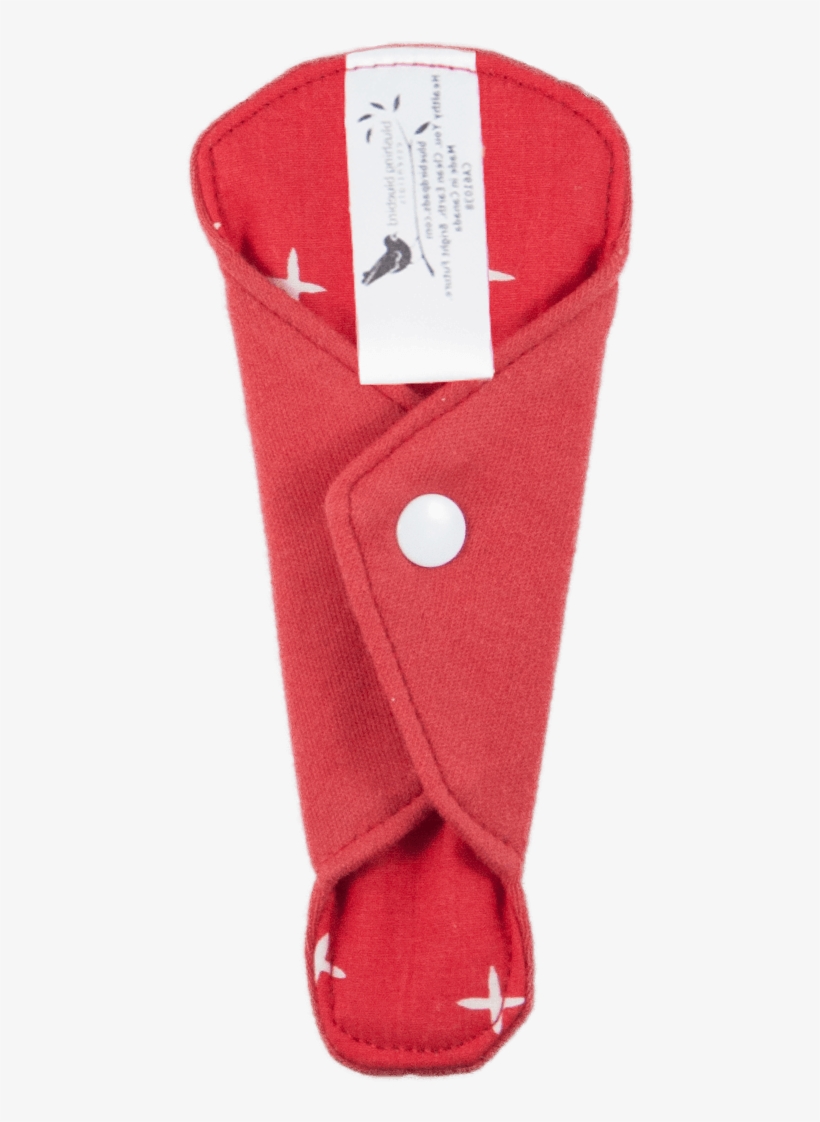 Petite Thong Reusable Organic Cloth Pad - Sock, transparent png