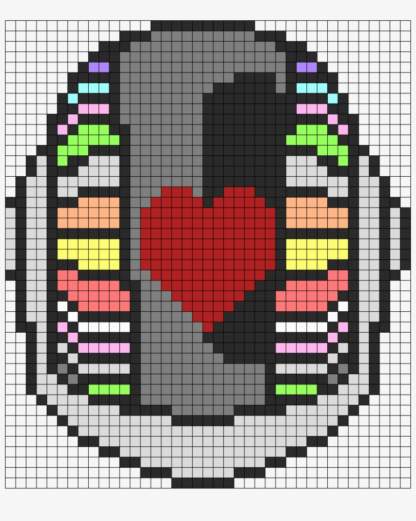 Daft Punk 2 Perler Bead Pattern / Bead Sprite - Daft Punk Pixel Art, transparent png