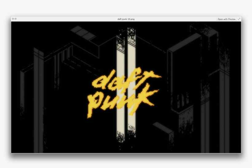 Progress On My Daft Punk Illustration - Graphic Design, transparent png