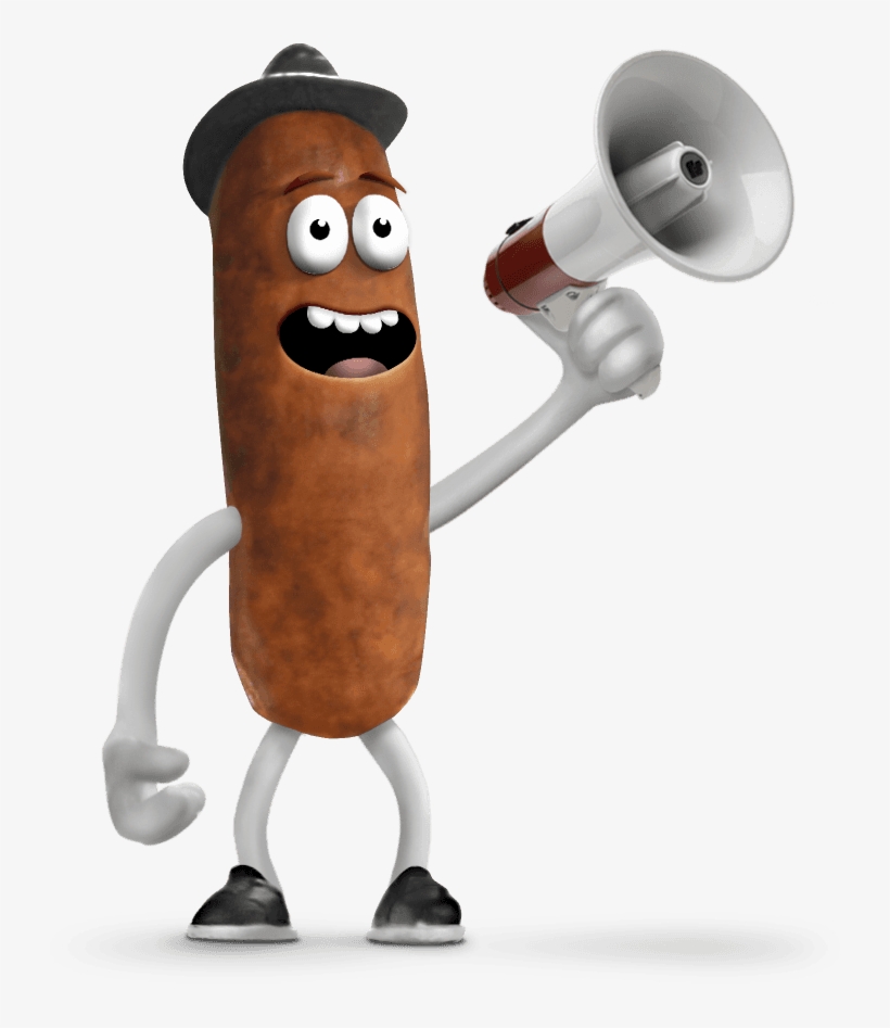 Look, It's Sausage Of Denny's Grand Slams - Denny's Grand Slam Characters, transparent png