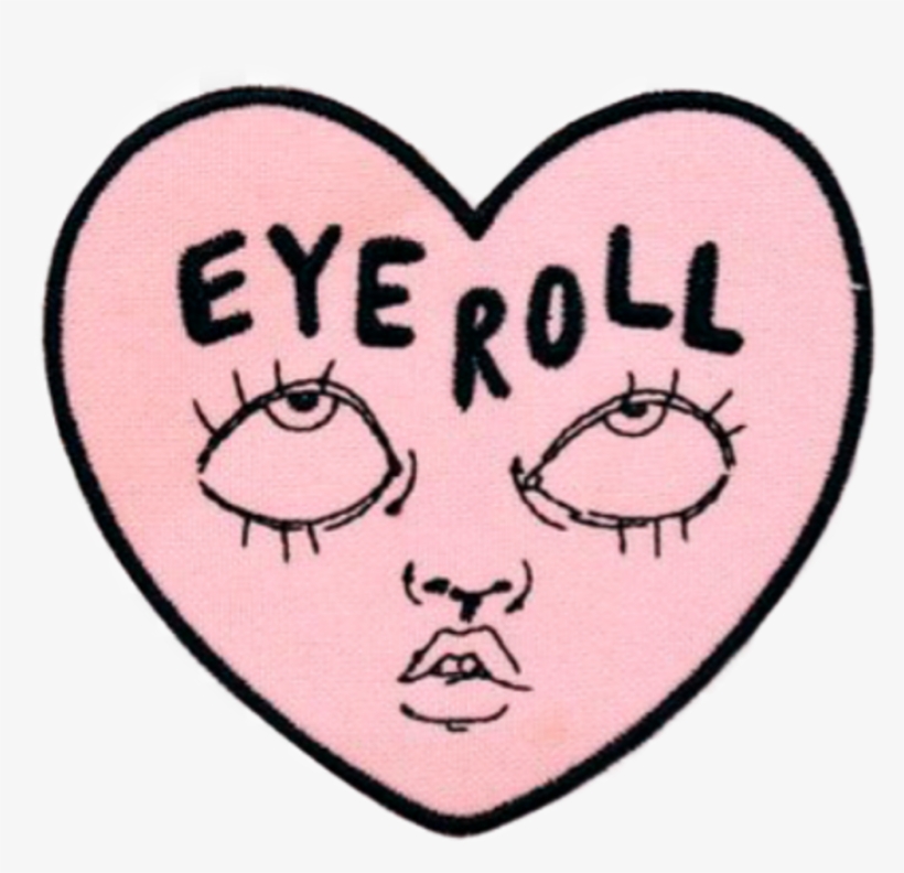 Eyeroll Eye Heart Eyes Look Doodle Eyerolling, transparent png