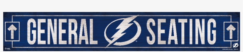 Tampa Bay Lightning Wincraft General Seating Wood Sign - Tampa Bay Lightning New, transparent png