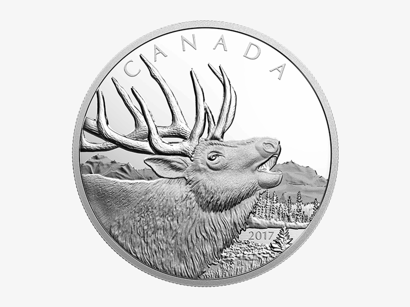 X157633 Rev-570 - Canadian Coin With Elk, transparent png