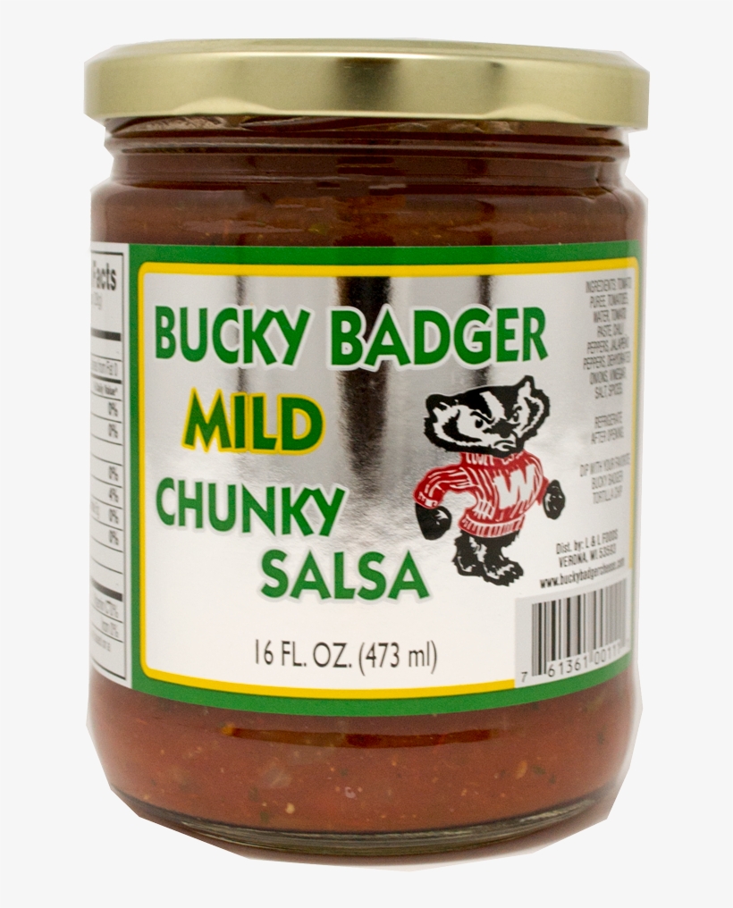 Bucky Badger Mild Salsa - Chutney, transparent png