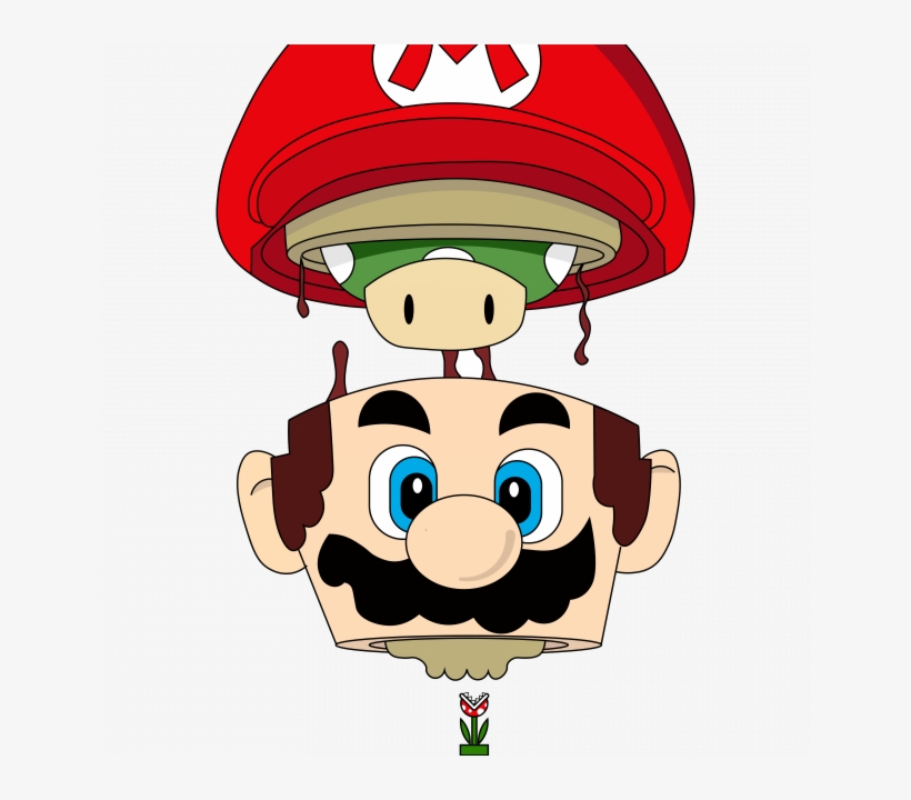 Mario Head Surrealista - Cartoon, transparent png