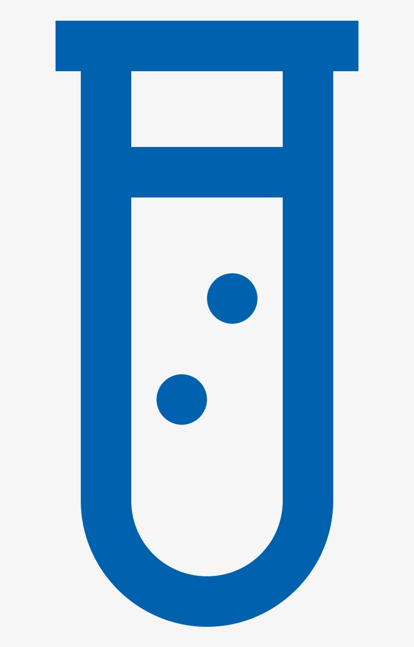 Thin Test Tube Icon Clipart , Png Download - Cobalt Blue, transparent png