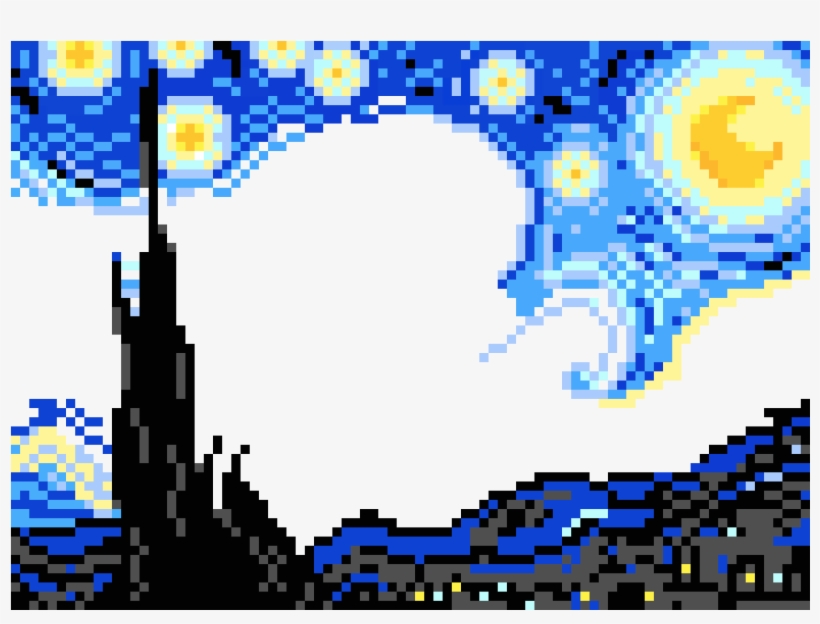 Starry Night, transparent png