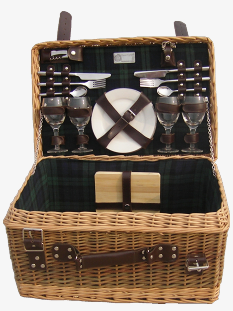 Full Buff And Rustic Willow With Two Leatherette Straps - Picnic Basket, transparent png