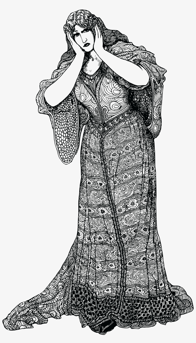 , , - Shocked Victorian Woman, transparent png