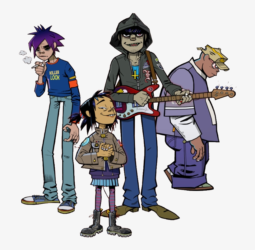Una De Las Grandes Virtudes De Gorillaz Es La Adaptación - Noodle Gorillaz Original, transparent png