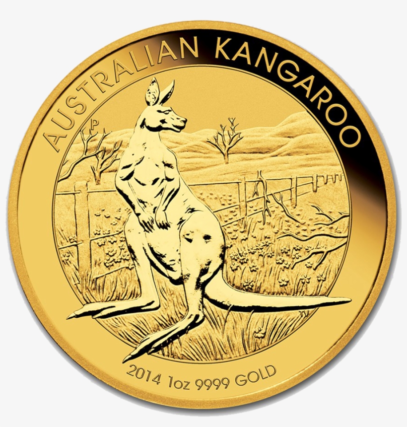 Pre-owned 2014 Australian Kangaroo 1oz Gold Coin - Australian Kangaroo Gold Coin 2015, transparent png