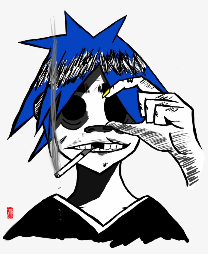 Gorillaz - 2d - 2d Fan Art Gorillaz Png, transparent png