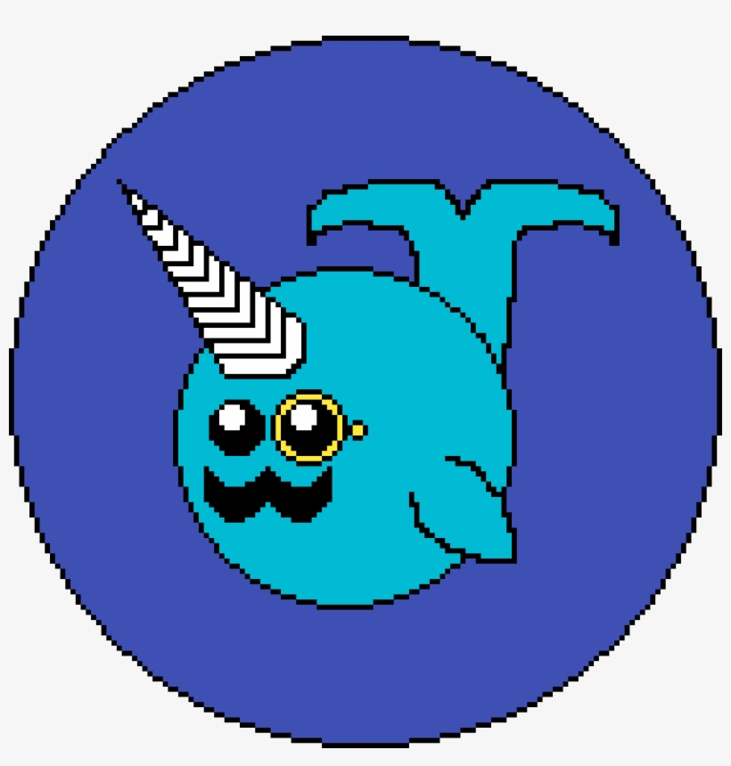 Fancy Narwhal, transparent png