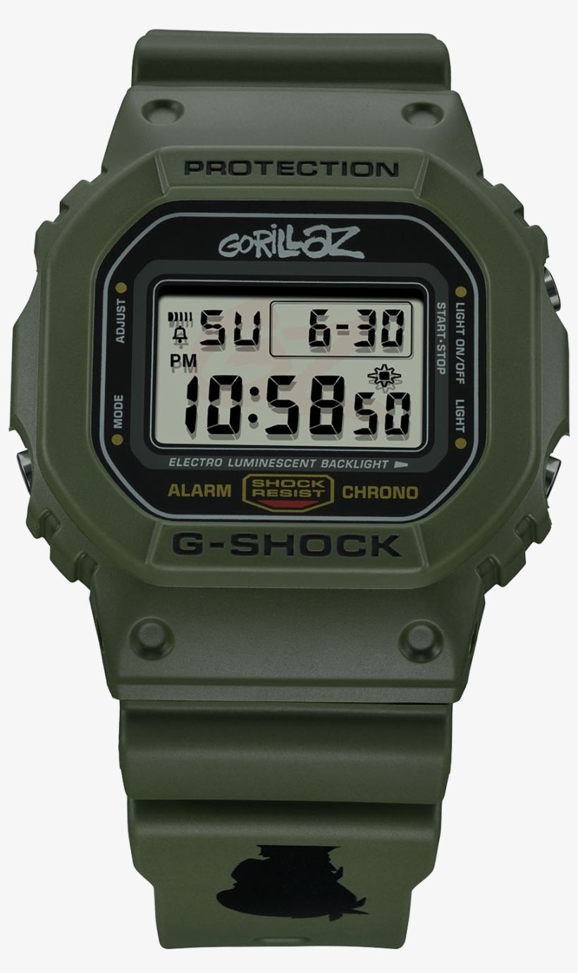 G Shock Dw5600grlzm 3er - G Shock X Gorillaz, transparent png