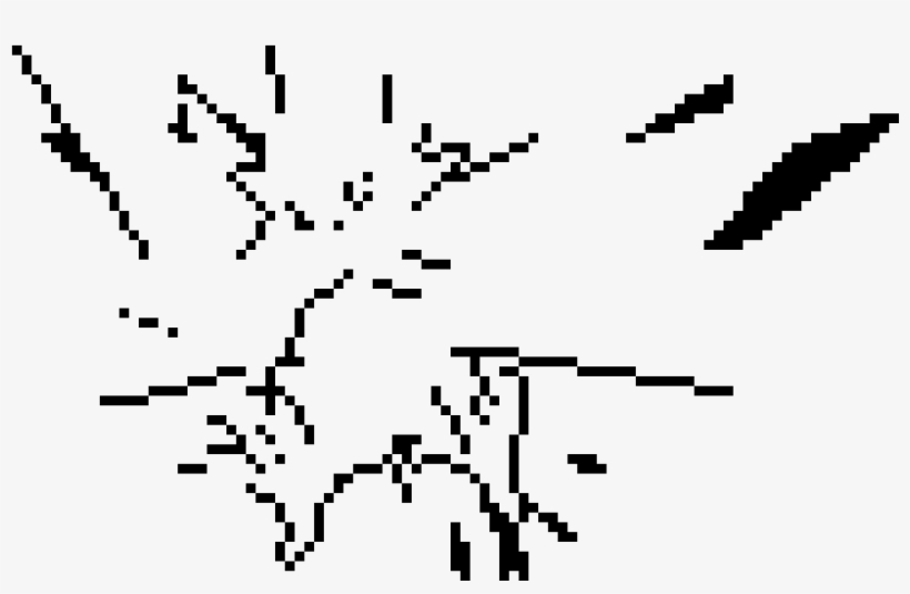 Zapdos Pixel Art - Line Art, transparent png