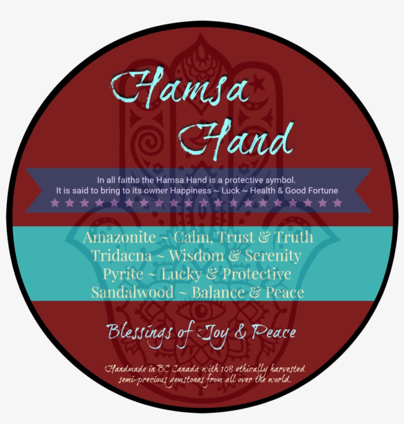 Hamsa Hand - Circle, transparent png