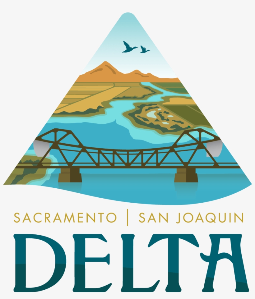 Get Visit Ca Delta And “best Of The Delta” Logos And - Poster, transparent png