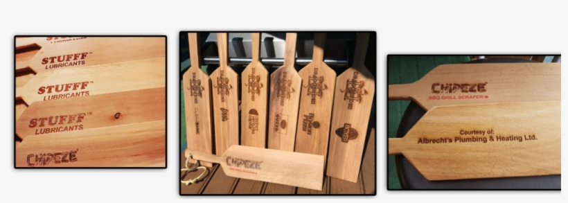 Get Chipeze® Barbecue Scrapers Laser Etched With Your - Plywood, transparent png
