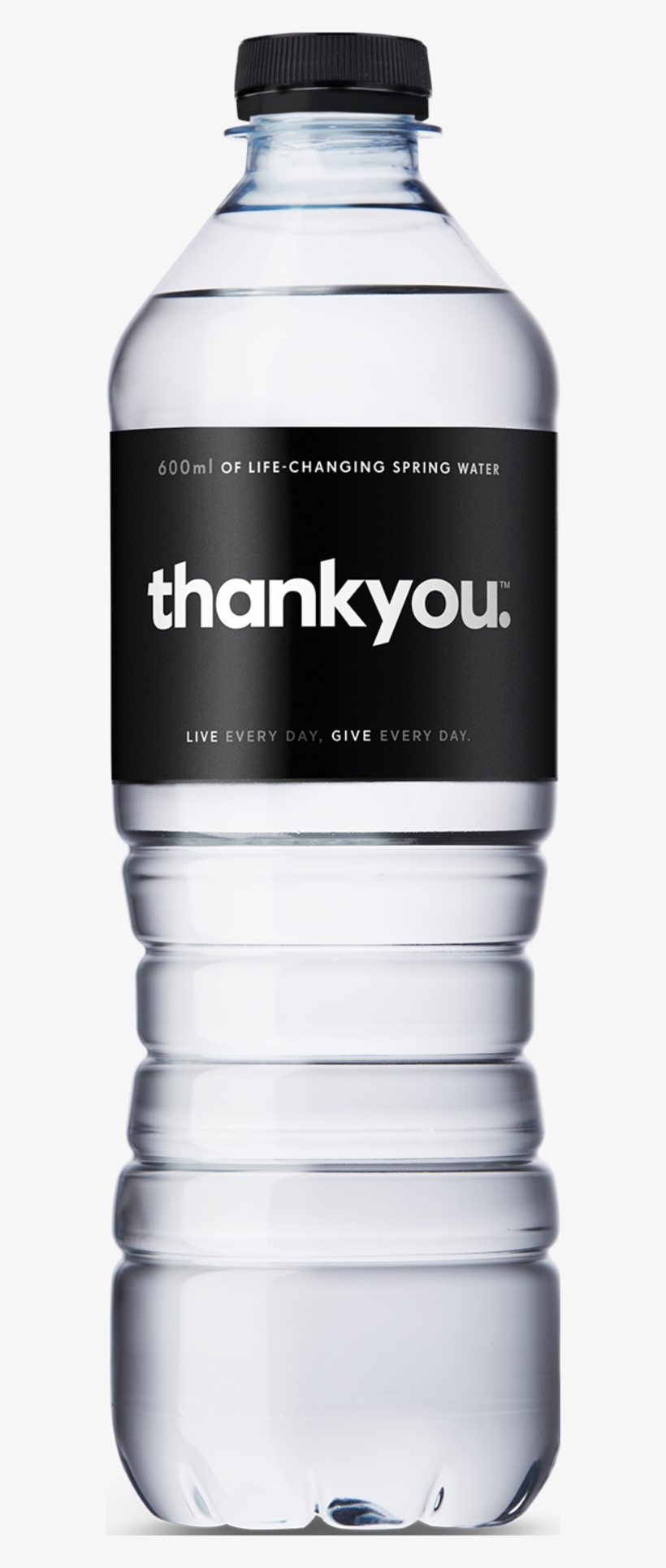 600ml Premium Spring Water - Thank You Water 600ml, transparent png