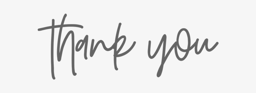 Thankyou, transparent png