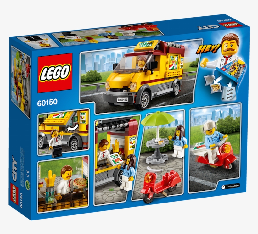 60150 Pizza Van - Lego City Pizza Van 60150, transparent png