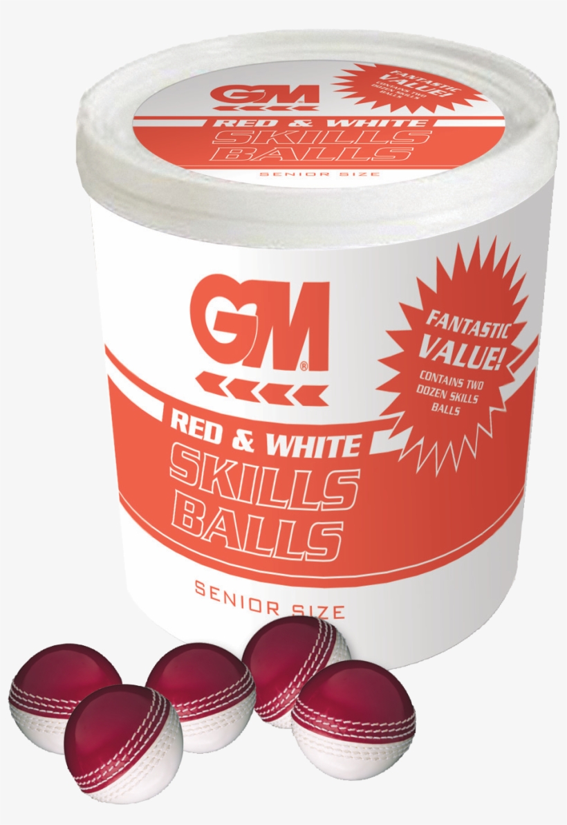 Gunn & Moore Skills Ball Bucket Of - Cricket Ball, transparent png