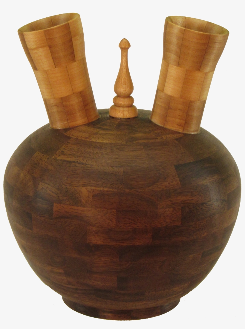 Walnut Pueblo Indian Wedding Vase - Earthenware, transparent png