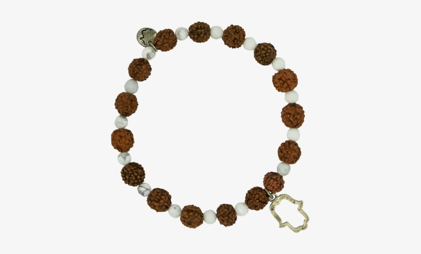 Mala-armband Howlite - Bracelet, transparent png
