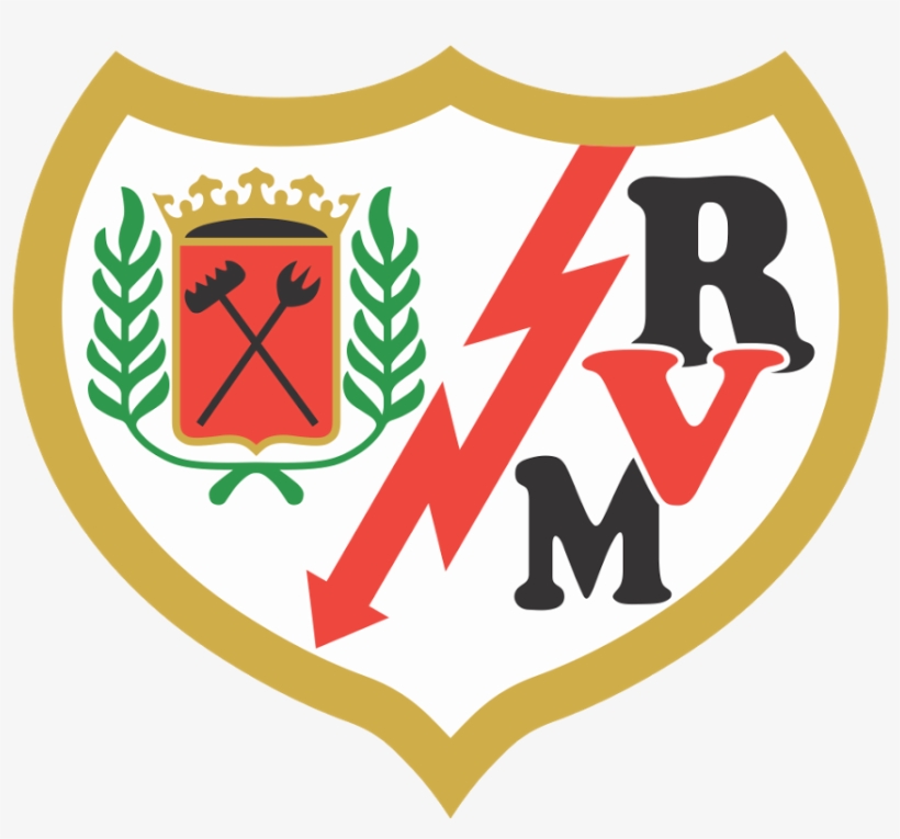 Rayo Vallecano Logo - Rayo Vallecano Emblem, transparent png