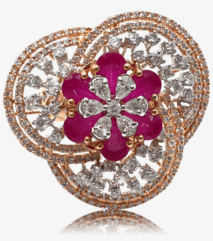 Natasha Cocktail Ring - Brooch, transparent png