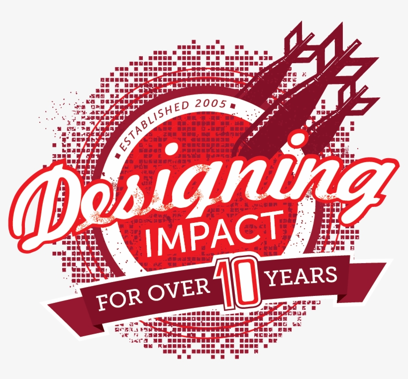 Designing Impact For Over 10 Years - Creative Graphic Designer Logo, transparent png