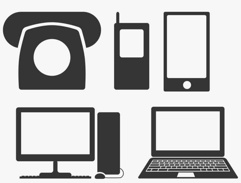 Big Image - パソコン イラスト 黒, transparent png