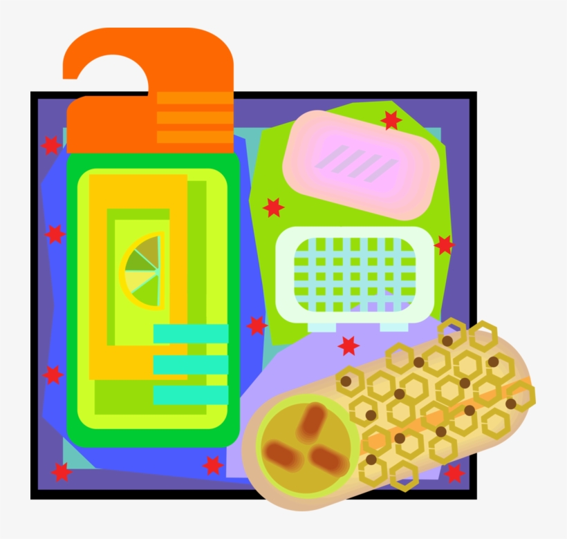 Clip Freeuse Stock Bath Accessories And Soap Image, transparent png