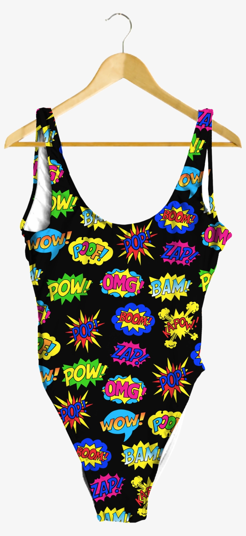 Blue Striped One-piece Swimsuit, transparent png