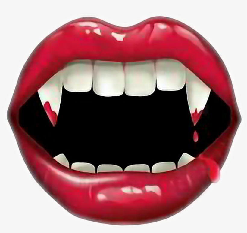Redlips Sticker - Boca De Vampiro, transparent png
