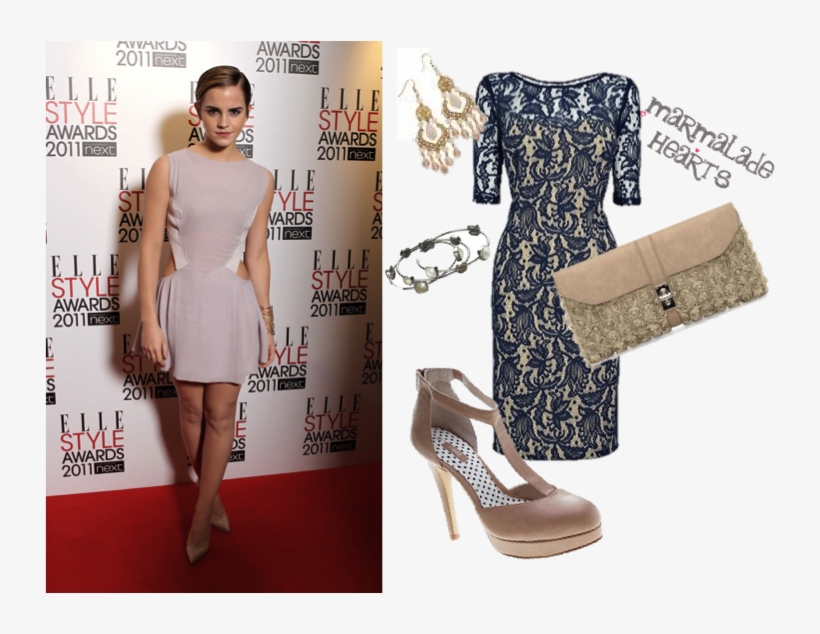 Recreate The Look - Emma Watson Elle Style Awards, transparent png