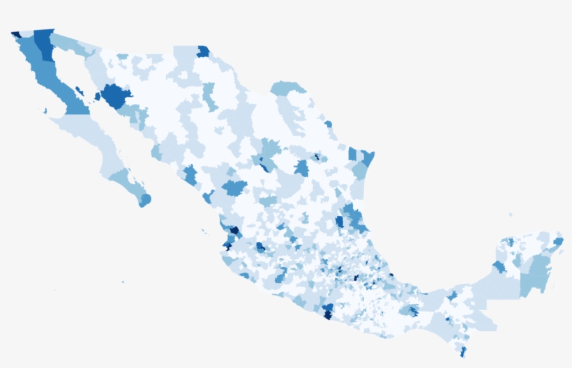 La Luz Del Mundo In Mexico By Municipalities - Illustration, transparent png