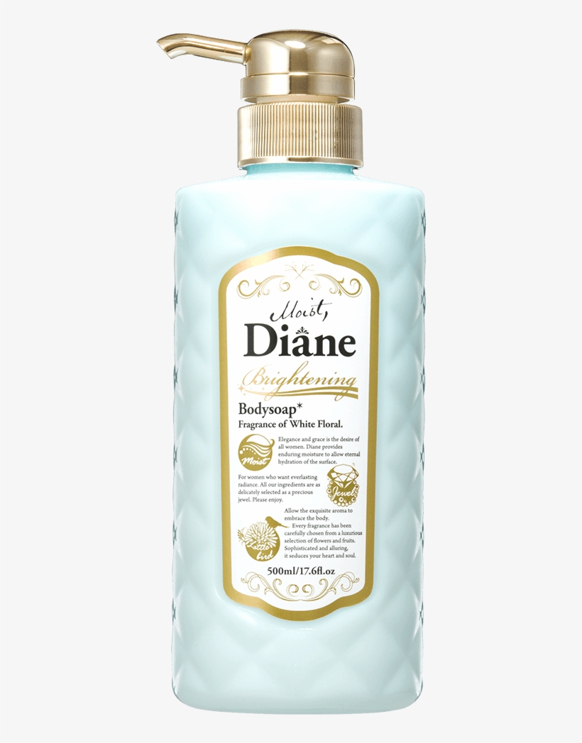 Moist Diane Bodysoap Fragrance Of White Floral 500ml - Moist, Diane, transparent png