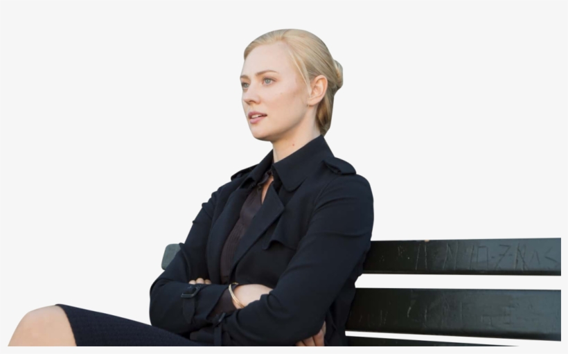 Karen Page - Sitting, transparent png