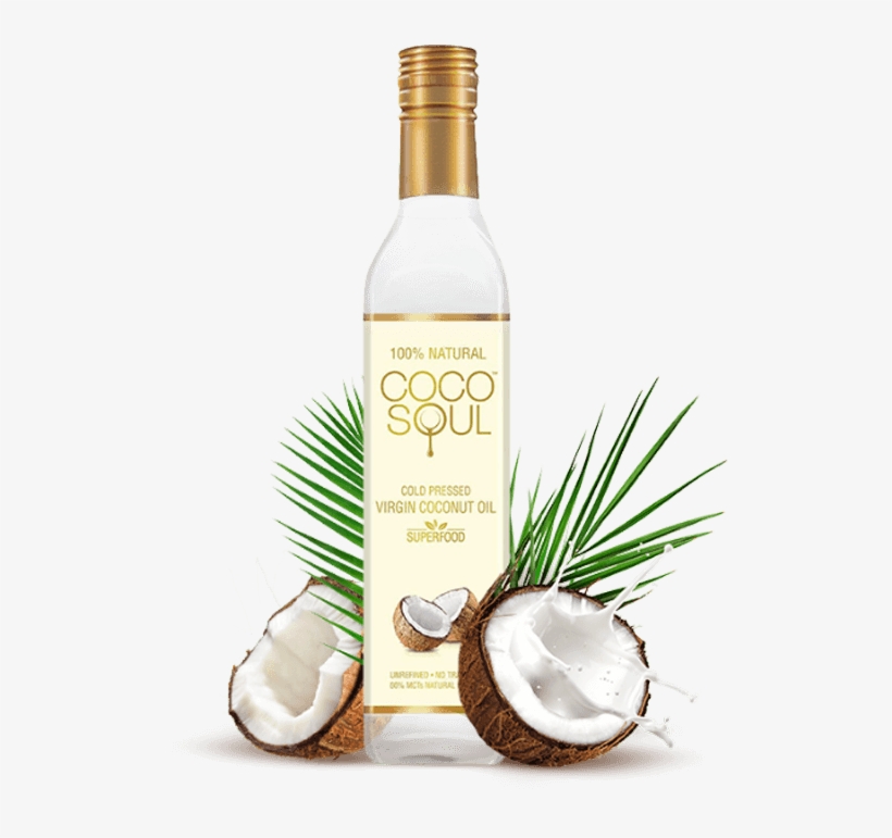 Natural Virgin Coconut Oil - Cocosoul Packaging Design, transparent png