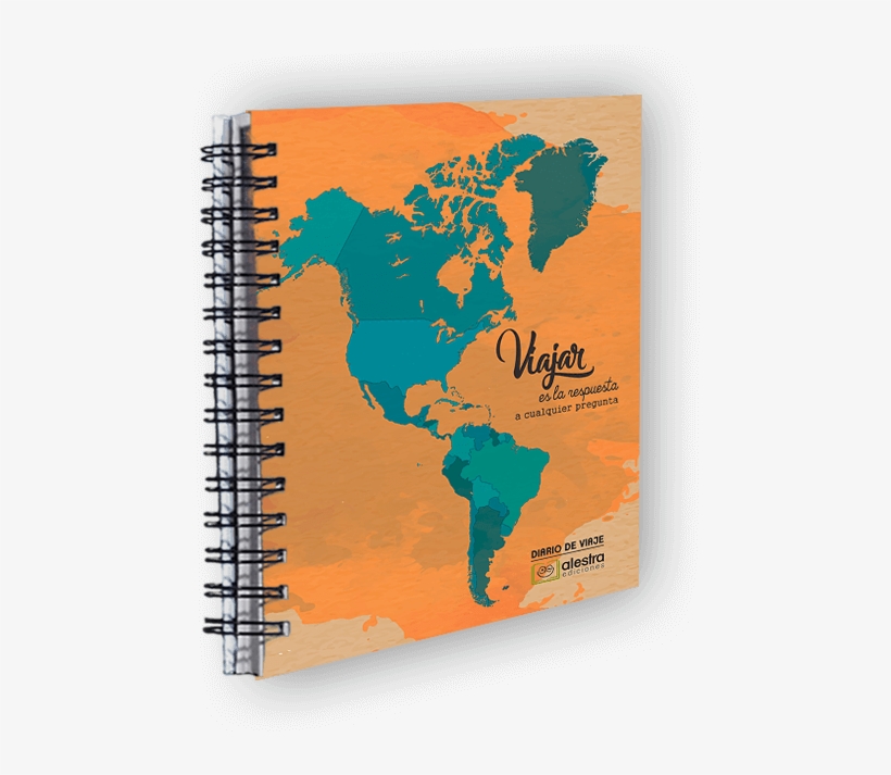 Diario De Viaje A5 Clásica “mapamundi” - World Map Icon Vector, transparent png