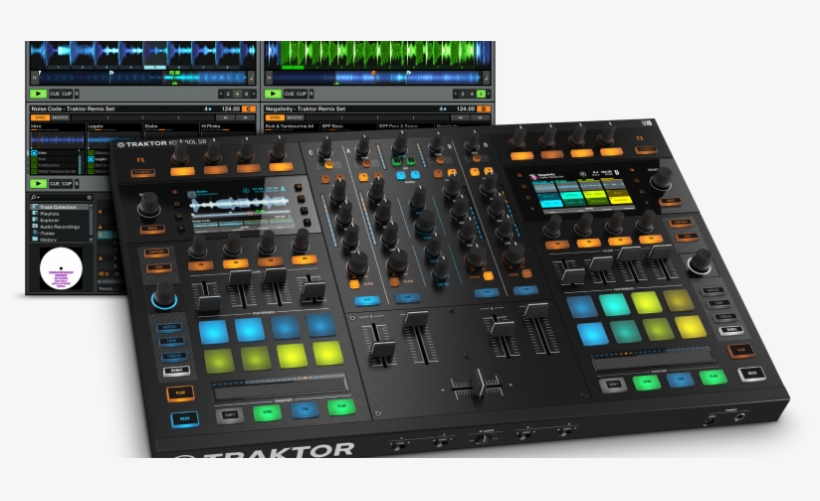Traktor Kontrol S8 Brings The Dj Back To The Party - Traktor Kontrol F8, transparent png
