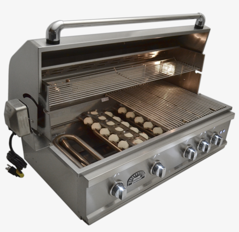 So381bqrtrl Left Side, Angled, Open, Grid & Tray Removed - Outdoor Grill Rack & Topper, transparent png